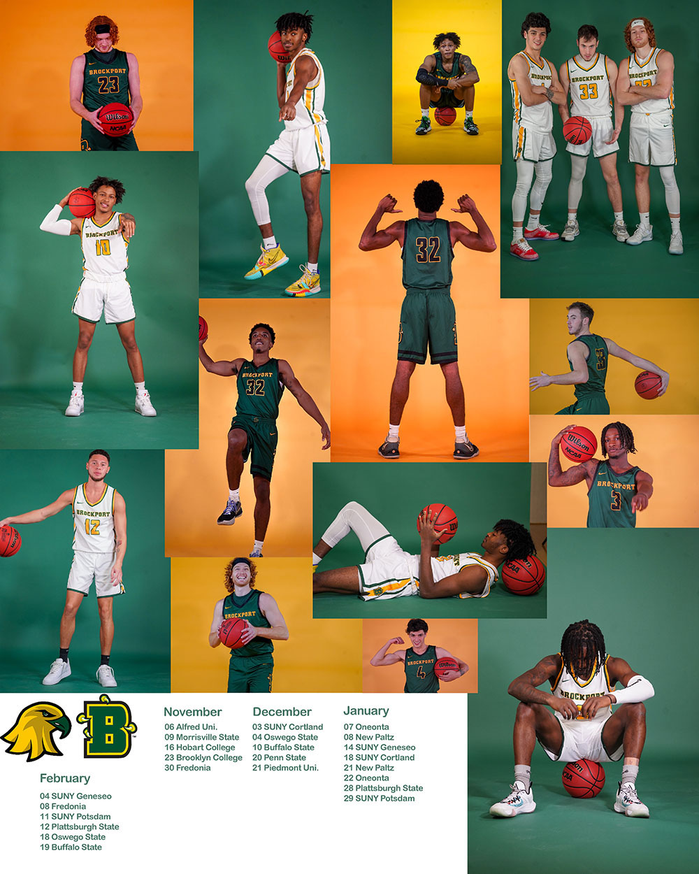 Brockport Basketball Poster